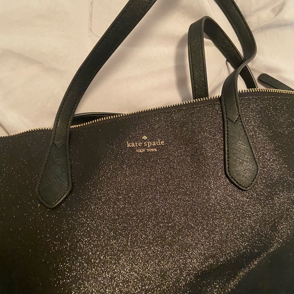 Black Kitt Kate Spade tote USED - Picture 2 of 4